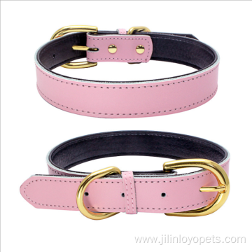 Wholesale dog collar leather black